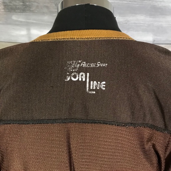 Vintage GOAL LINE Cherokees 99 brown football jersey XL - Picture 4 of 5